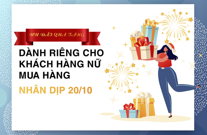 Một số chương trình khuyến mãi dành riêng cho phụ nữ